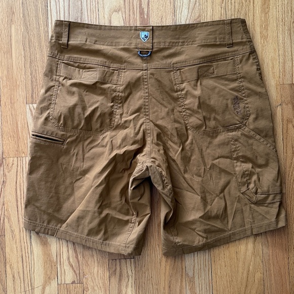 Kuhl sz 34 Men's Renegade Ochre Brown Casual Shorts great pre owned condition - Picture 4 of 5